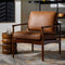 SURYA Lewiston Brown Accent Chairs (HBG73811)-HBG