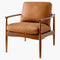 SURYA Lewiston Brown Accent Chairs (HBG73811)-HBG