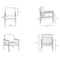 SURYA Lewiston Brown Accent Chairs (HBG73811)-HBG