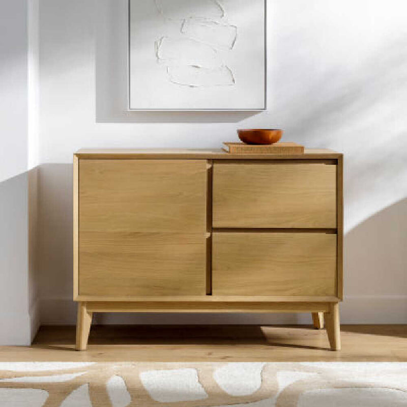 SURYA Pryce Natural Oak Sideboard (HBG54117)-HBG