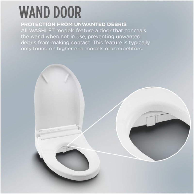 [SW4726] TOTO S7 Washlet Elongated Bidet Toilet Seat With EWater & Manual Classic/Contemporary Lid (HBG54821)