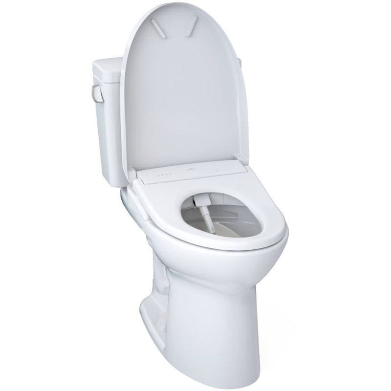 TOTO Drake 1.6 GPF Elongated Chair Height Toilet With Washlet S7 Heated Bidet Seat And Night Light (HBG56817)-HBG