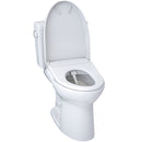 TOTO Drake RH Washlet Elongated Bidet Toilet Seat With S7A Auto Open/Close Bidet Seat (HBG75906)-HBG