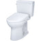 TOTO Drake RH Washlet Elongated Bidet Toilet Seat With S7A Auto Open/Close Bidet Seat (HBG75906)-HBG