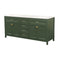 Traditional 72" Green Bathroom Solid Wood Cabinet Vanity Sink With Marble Top (HBG74925)-HBG