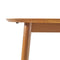 WALKER EDISON Damsel Mid Century Pine Wood Extension Dining Table (HBG98248)-HBG