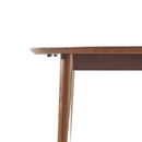 WALKER EDISON Damsel Mid Century Pine Wood Extension Dining Table (HBG98248)-HBG