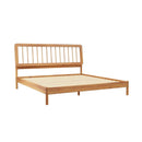 WALKER EDISON Majestic Modern Mid-Century Bed Frame With MDF Slats (HBG56432) - HBG