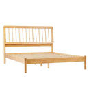 WALKER EDISON Majestic Modern Mid-Century Bed Frame With MDF Slats (HBG56432) - HBG