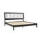 WALKER EDISON Majestic Modern Mid-Century Bed Frame With MDF Slats (HBG56432) - HBG