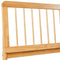 WALKER EDISON Majestic Modern Mid-Century Bed Frame With MDF Slats (HBG56432) - HBG