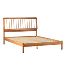 WALKER EDISON Majestic Modern Mid-Century Bed Frame With MDF Slats (HBG56432) - HBG