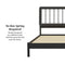 WALKER EDISON Majestic Modern Mid-Century Bed Frame With MDF Slats (HBG56432) - HBG