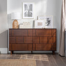 WALKER EDISON Modern Solid Wood Dresser With Mid Century Inspired Storage Chest (HBG57923) - HBG