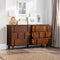 WALKER EDISON Modern Solid Wood Dresser With Mid Century Inspired Storage Chest (HBG57923) - HBG