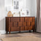 WALKER EDISON Modern Solid Wood Dresser With Mid Century Inspired Storage Chest (HBG57923) - HBG