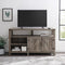 WALKER EDISON Rustic Highboy TV Stand With Barn Door And Spacious Shelves, 58" (HBG93724) - HBG