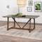 WALKER EDISON Sleek Modern Trestle Dining Table (HBG67893) - HBG