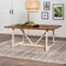 WALKER EDISON Sleek Modern Trestle Dining Table (HBG67893) - HBG