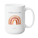 2 CORINTHIANS 1:20 FAITH MUG - Premium Large White Round BPA-Free Cute Ceramic Coffee Tea Mug With C-Handle, 15OZFull View