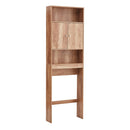 77" Wooden Over-The-Toilet Storage Cabinet - Bathroom Space Saver Shelf (91864253) - HBG