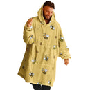 BEE SLEEP HOODIE - Premium Soft Polyester Unisize Wearable Snug Hoodie Blanket With Plush Hood - HBG