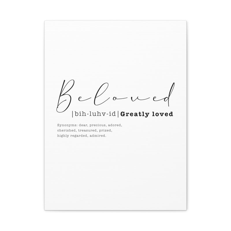 BELOVED LOVE CANVAS - Premium Large Inpirational Wall Hanging Art Print For Home And Office (5031029) - HBG