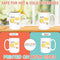 BUTTER HALF LOVE MUG - Premium Large White Round BPA-Free Cute Ceramic Coffee Tea Mug With C-Handle, 15OZ Comparison View