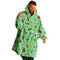 CHRISTMAS SLEEP HOODIE - Premium Soft Polyester Unisize Wearable Snug Hoodie Blanket With Plush Hood - HBG