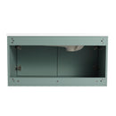 Contemporary Green Floating Vanity With Drop-Shaped Sink, 36" (HBG40573) - HBG