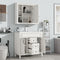 Contemporary White Bathroom Vanity Set With Storage, 36" (HBG74312) - HBG