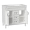 Contemporary White Bathroom Vanity Set With Storage, 36" (HBG74312) - HBG