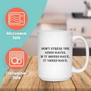 COULD HAVE HEALING MUG - Premium Large White Round BPA-Free Cute Ceramic Coffee Tea Mug With C-Handle, Features, Text View