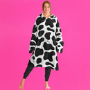 COW SLEEP HOODIE - Premium Soft Polyester Wearable Snug Hoodie Blanket With Plush Hood (4821780) - HBG