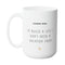 CURRENT GOAL GROWTH MUG - Large White Round BPA-Free Cute Ceramic Coffee Tea Mug With C-Handle, 15OZ Side View