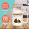 HIBERNATION REST MUG - Premium Large White Round BPA-Free Cute Ceramic Coffee Tea Mug With C-Handle, Features, Text View