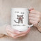 IT'S FINE HEALING MUG - Premium Large White Round BPA-Free Cute Ceramic Coffee Tea Mug With C-Handle, Demonstration View