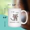 IT'S FINE HEALING MUG - Premium Large White Round BPA-Free Cute Ceramic Coffee Tea Mug With C-Handle, Measurement View