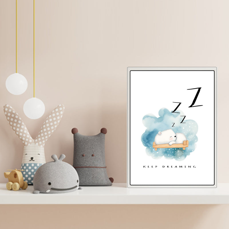 KEEP DREAMING REST CANVAS - Premium Big Motivational Wall Hanging Art Print For Home And Office (4139032) - HBG