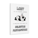 LAZY PANDA REST CANVAS - Premium Large Inpirational Wall Hanging Art Print For Home And Office (3351784) - HBG