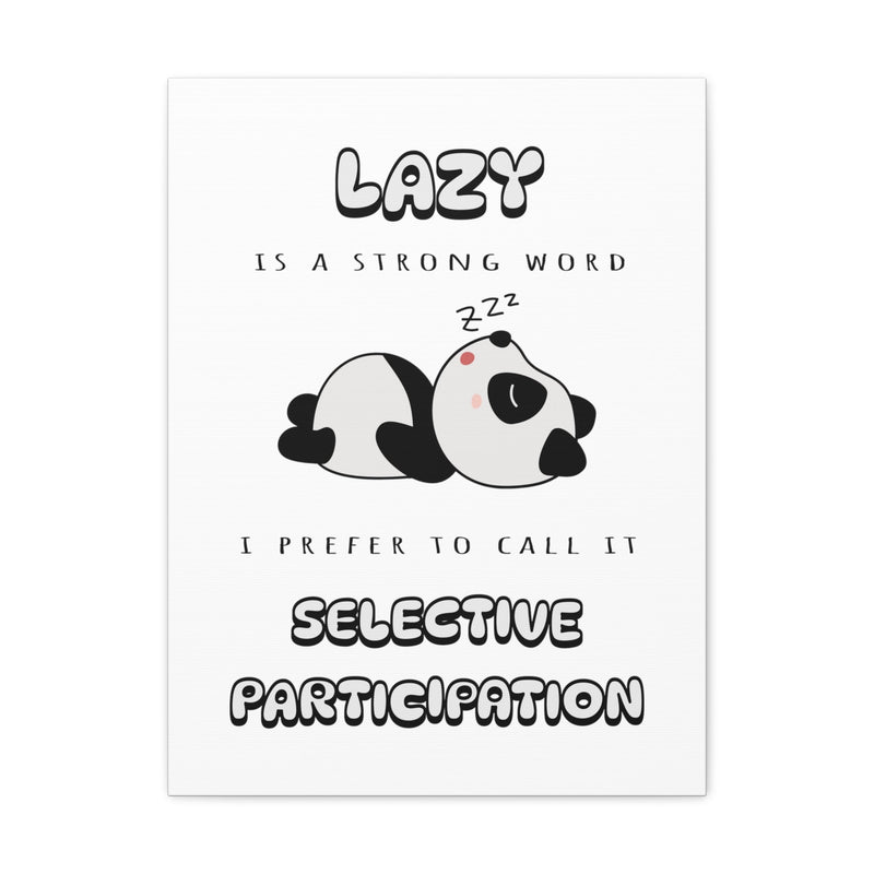 LAZY PANDA REST CANVAS - Premium Large Inpirational Wall Hanging Art Print For Home And Office (3351784) - HBG