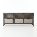 LOVECUP Industrial Chic Media Console With Robust Iron Frame And Elegant Design (HBG89656) - HBG
