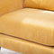 Luxurious Mid-Century Modern Chenille Upholstered Yellow Accent Chair (97425618) - HBG