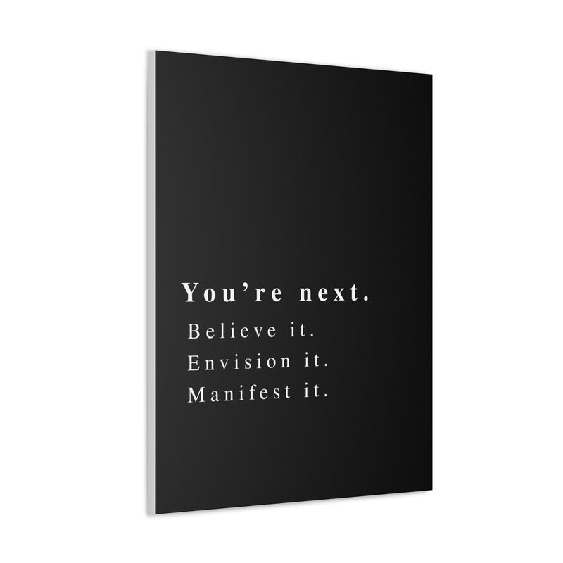 MANIFEST IT GROWTH CANVAS - Premium Big Motivational Wall Hanging Art Print For Home And Office (8860579) - HBG