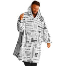 MANIFESTO SLEEP HOODIE - Premium Soft Unisized Polyester Wearable Snug Hoodie Blanket With Plush Hood - HBG