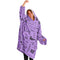 MANIFESTO SLEEP HOODIE - Premium Soft Unisized Polyester Wearable Snug Hoodie Blanket With Plush Hood - HBG