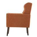 Mid-Century Modern Upholstered Accent Chair, Orange (97485361) - HBG