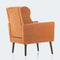 Mid-Century Modern Upholstered Accent Chair, Orange (97485361) - HBG