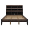 Mid-Century Queen Bed Frame With USB Port, Walnut (95387612) - HBG