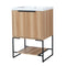 Modern 24" Freestanding Vanity With Durable Resin Sink For Stylish Bathrooms (92538612) - HBG